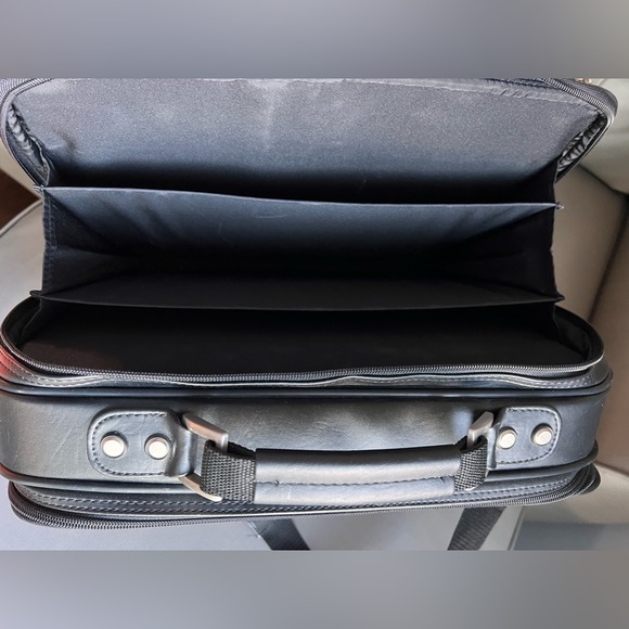 SAMSONITE Faux Leather LAPTOP Bag CASE Travel BRIEFCASE 15” Women MEN - Picture 11 of 14